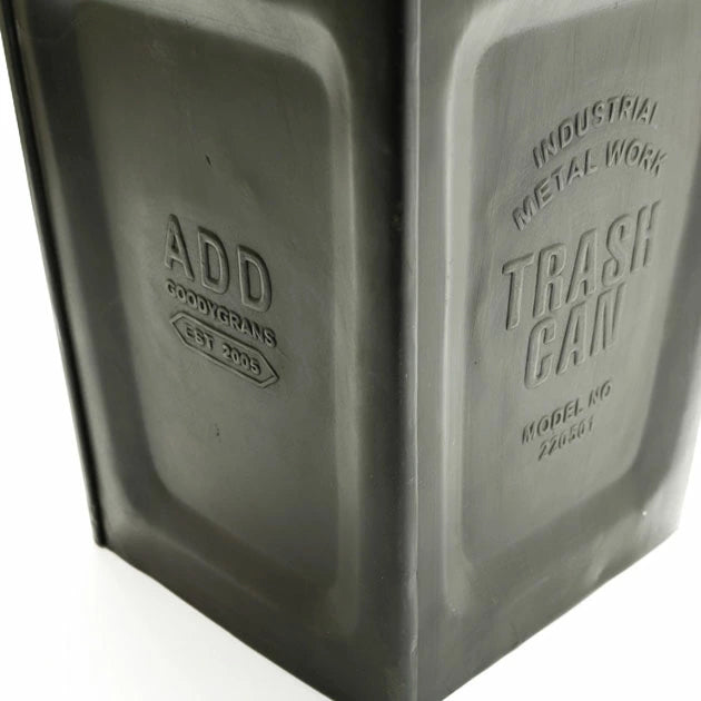 Metal Trash Can