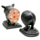 Iron Bookend - Pig
