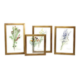Glass Frame Flower - Yellow