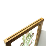 Glass Frame Flower - Yellow