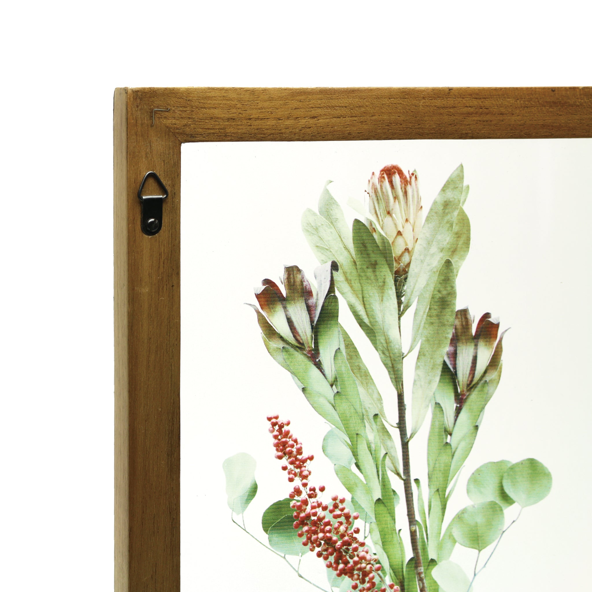 Glass Frame Flower - Orange