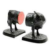 Iron Bookend - Cow