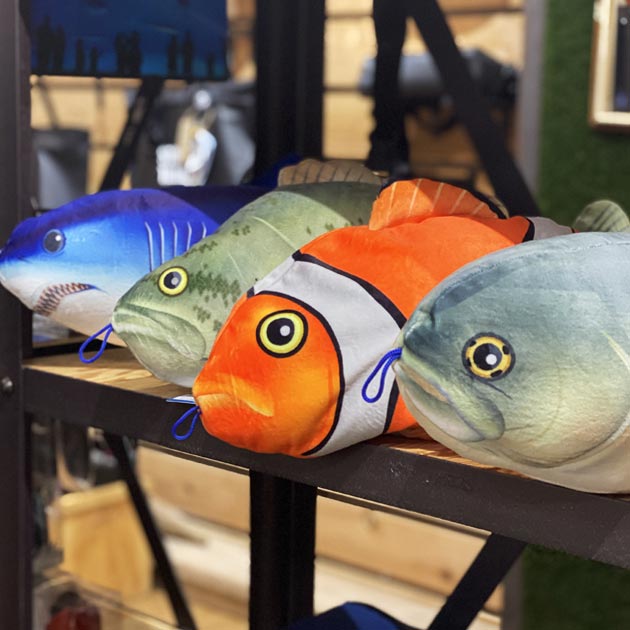Fish Cushion & Pillow Bass